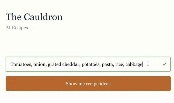 The Cauldron Demo